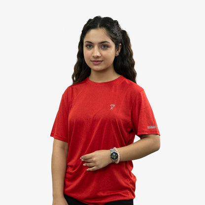 Women's Round Neck Dry Fit Gym Sports T-Shirt