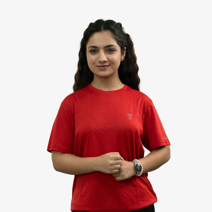 Women's Round Neck Dry Fit Gym Sports T-Shirt