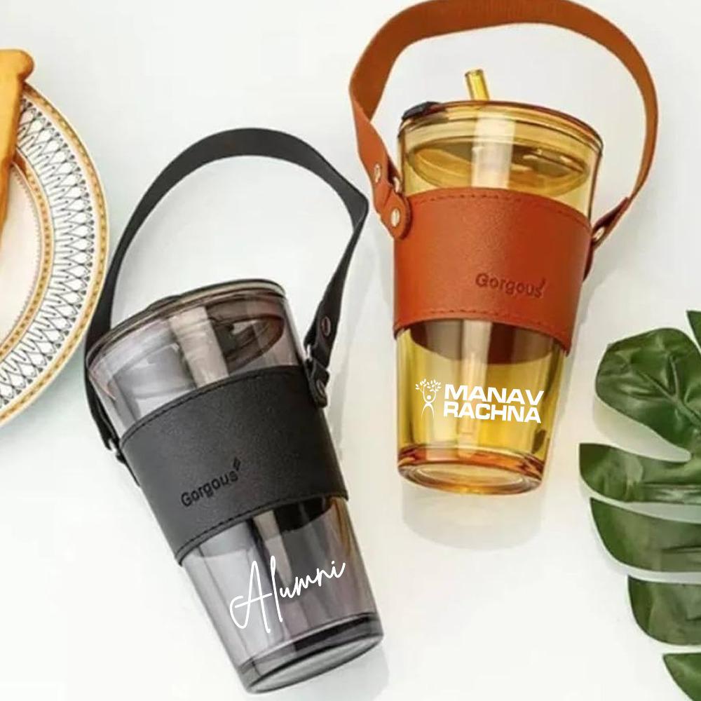 Elegant Leather Tumbler